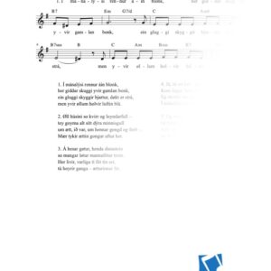 Í mánalýsi rennur áin blonk