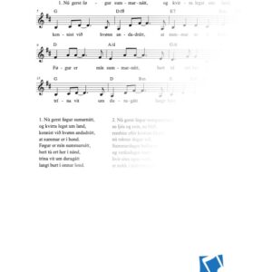 Nú gerst føgur summarnátt