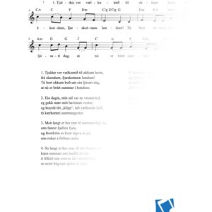 Tjaldur ver vælkomið (a)