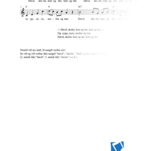 Høvd, akslar, knø og tær