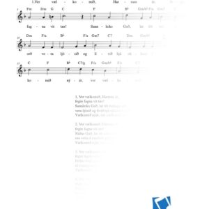 Ver vælkomið, Harrans ár, fegin fagna vit tær