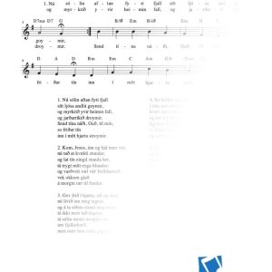 Nú sólin aftan fyri fjall