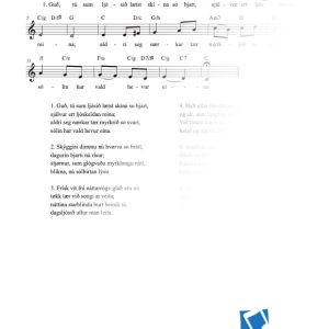 Guð, tú sum ljósið lætst skína so bjart