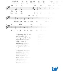 Prís tær veri, Guð, vár faðir