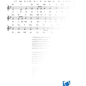 Á knæ fyri Guði í Jesu navn