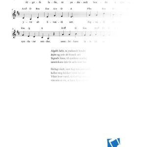 Algóði faðir, tú yndismilt bendir